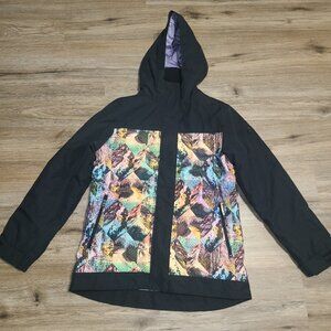 Aperture women L Hooded Ski Snow Jacket Coat Waterproof